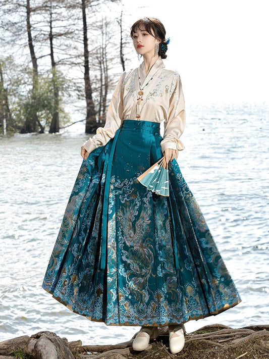 Thalassa Ming Style Mamian Skirt Hanfu