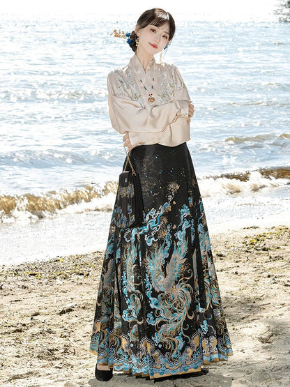 Thalassa Ming Style Mamian Skirt Hanfu