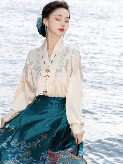 Thalassa Ming Style Mamian Skirt Hanfu