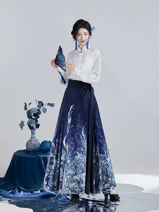 Yale Ming Style Mamian Skirt Hanfu