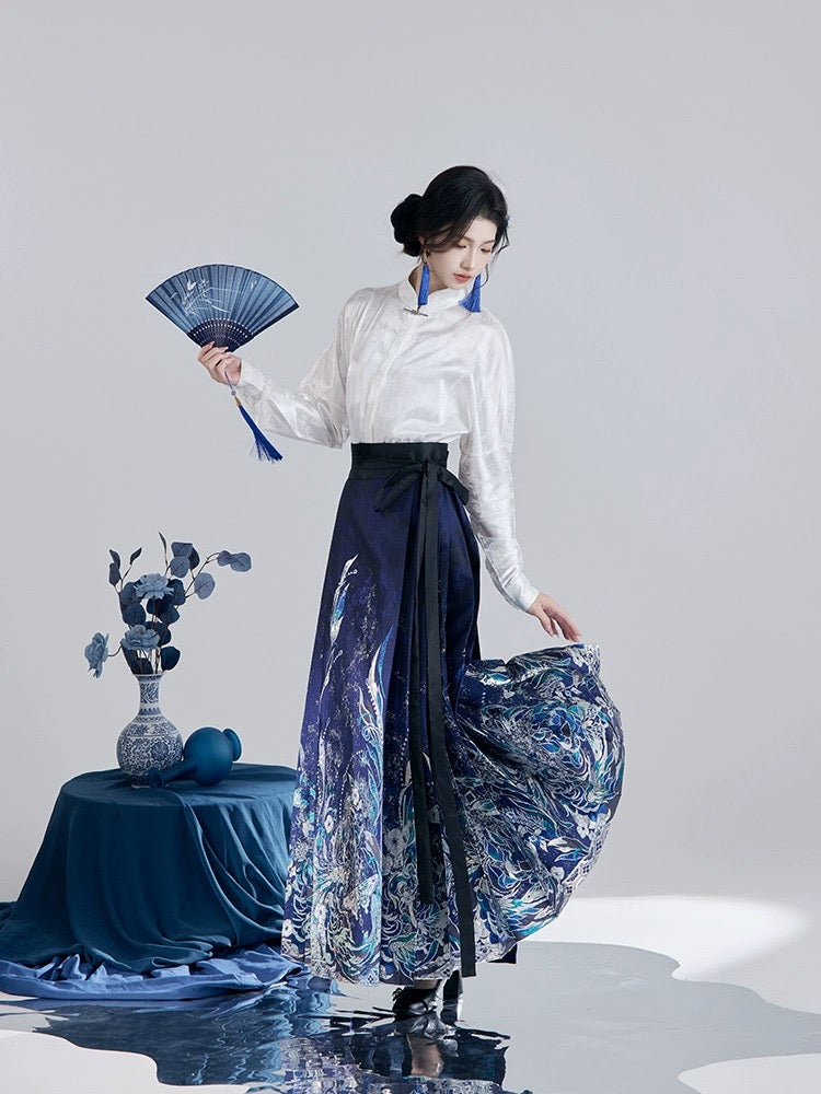 Yale Ming Style Mamian Skirt Hanfu