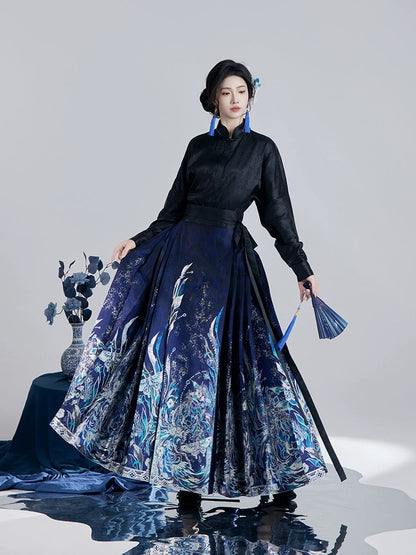 Yale Ming Style Mamian Skirt Hanfu