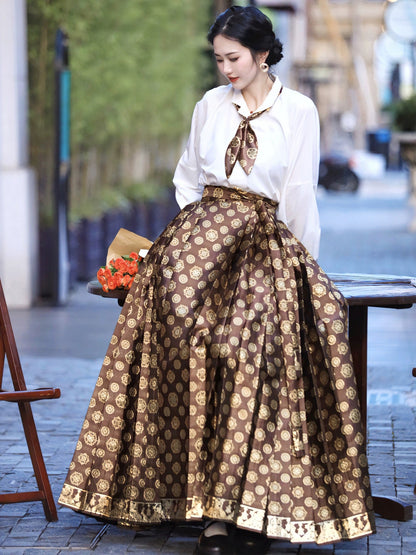 Pipa Ming Style Mamian Skirt Hanfu