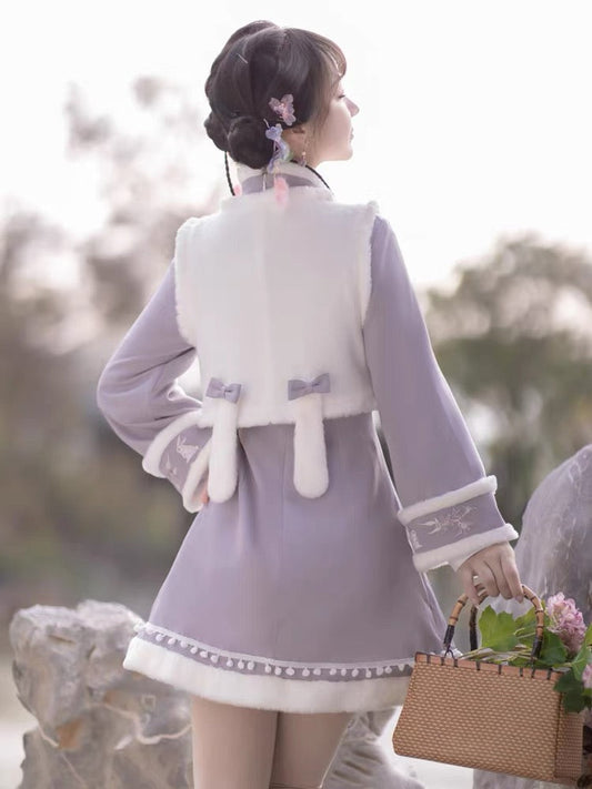 Qi Lolita Cheongsam Inspired, Furry Bunny