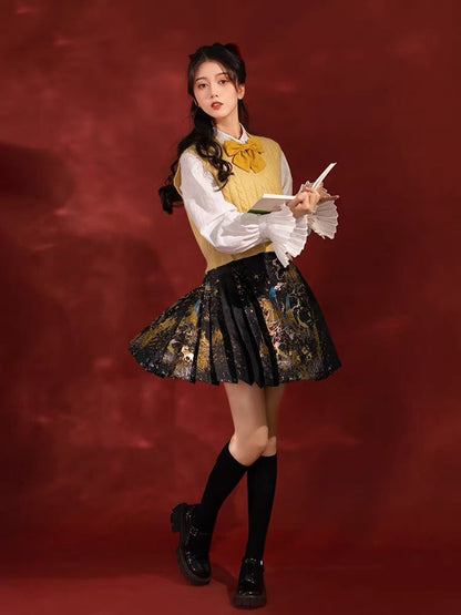 Elara Mini Horse Face Skirt (Mamianqun)