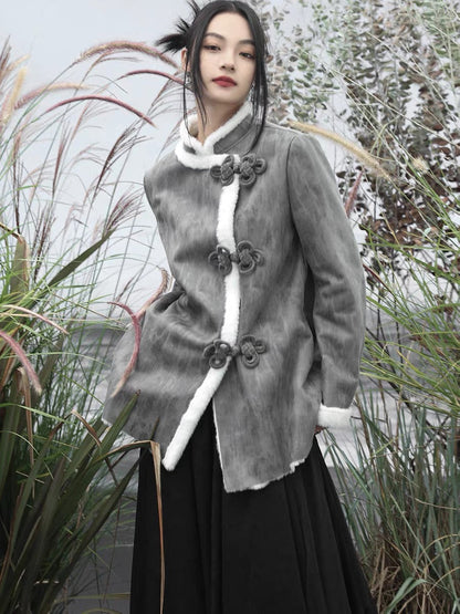 Tamsin Modern Hanfu Cheongsam Style Coat