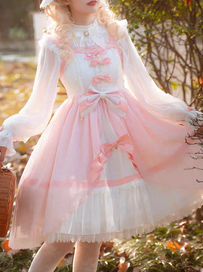 Qi Lolita Ming Dynasty Hanfu, Ribbons and Bows