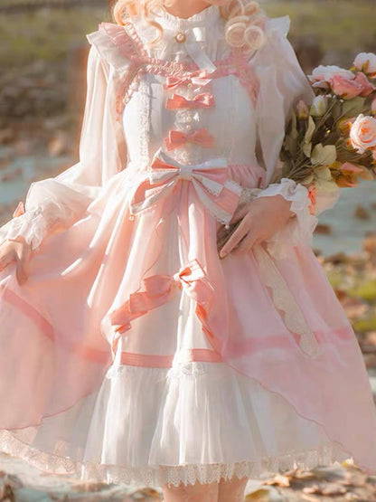Qi Lolita Ming Dynasty Hanfu, Ribbons and Bows