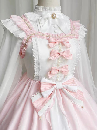 Qi Lolita Ming Dynasty Hanfu, Ribbons and Bows