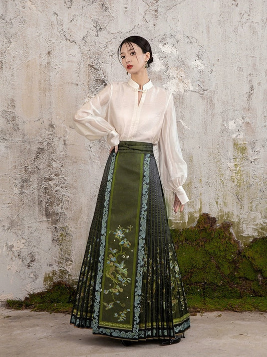 Qīng Modern Ming Style Mamian Skirt