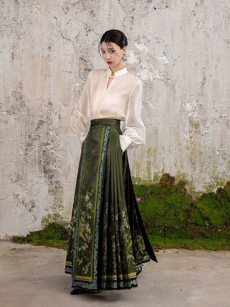 Qīng Modern Ming Style Mamian Skirt