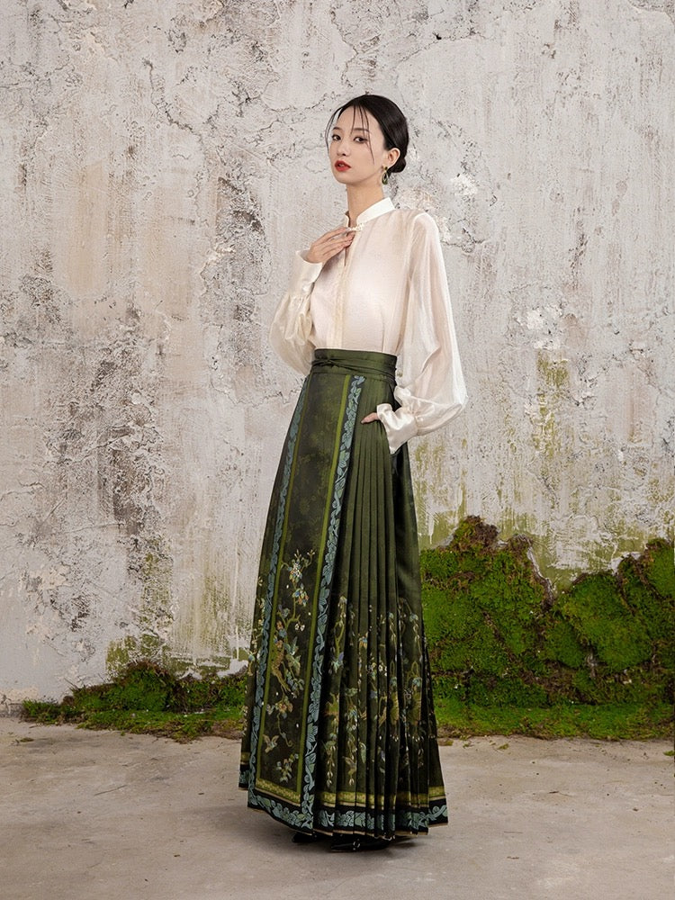 Qīng Modern Ming Style Mamian Skirt