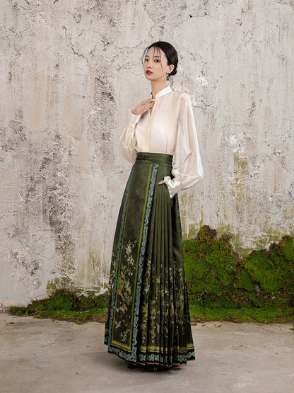 Qīng Modern Ming Style Mamian Skirt