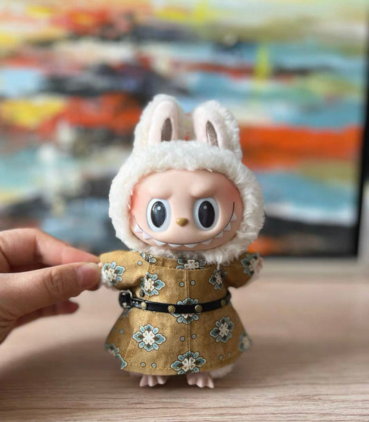17cm Labubu Plush Doll Traditional Costume - Tang Dynasty