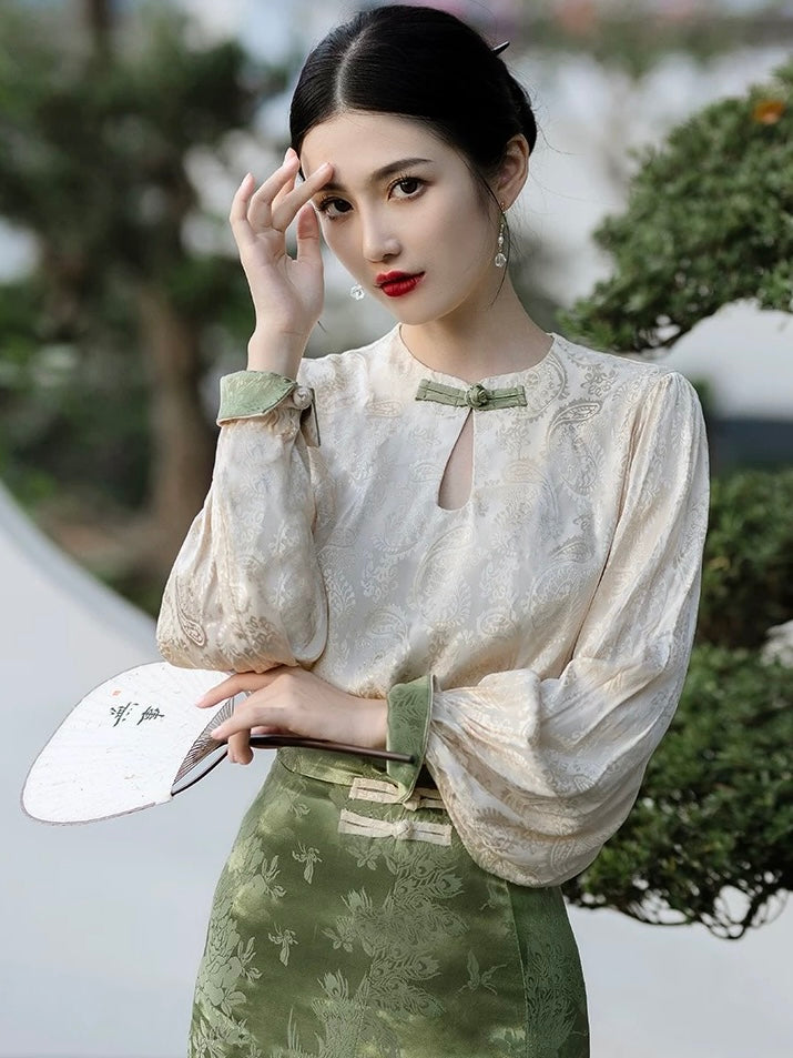 Pine Modern Cheongsam Style Set