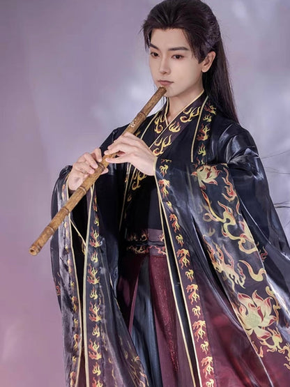 Wei Jin Wuxia Style Qiyao Ruqun - Fire Decree 火焰玉令