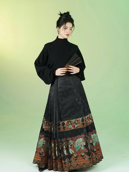 Ming Dynasty Modern Hanfu, Mamianqun, Lunar Dragon (Preorder)