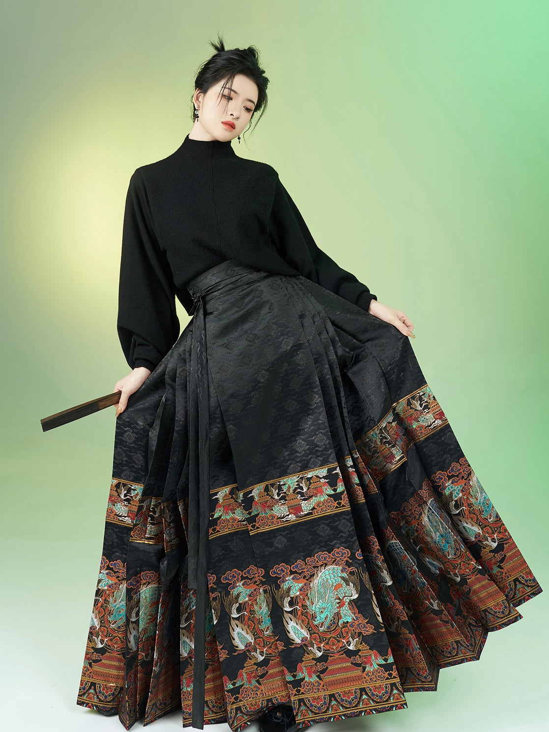 Ming Dynasty Modern Hanfu, Mamianqun, Lunar Dragon (Preorder)