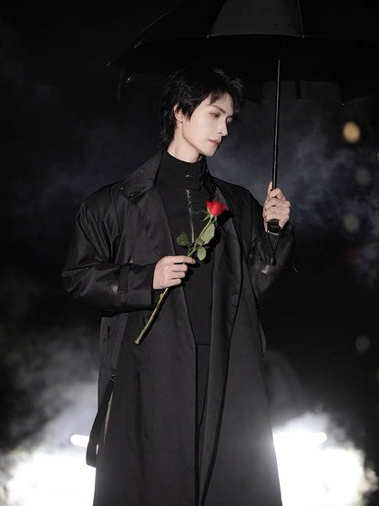 New Chinese Style Coat - Night 孤夜