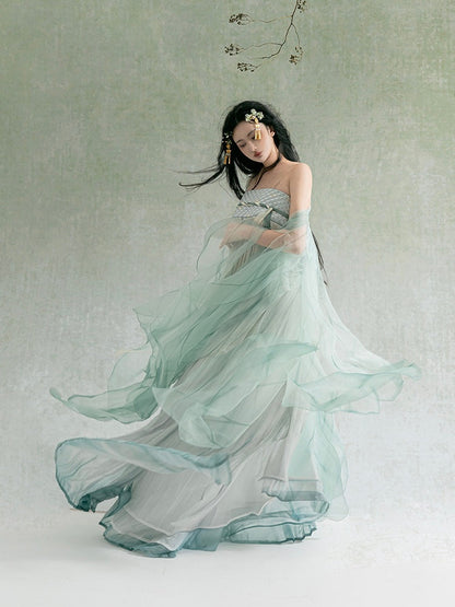 Swallow Modern Tang Style Hanfu Dress