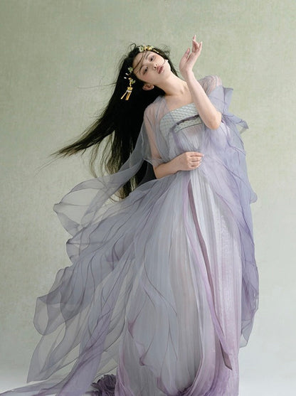 Swallow Modern Tang Style Hanfu Dress