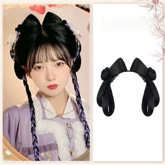 Ava - Ancient Chinese Hair Bun, Headband, and Extensions