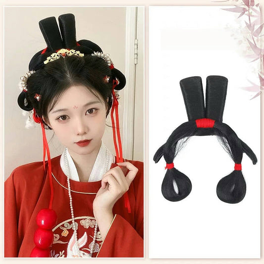 Mia - Ancient Chinese Hair Bun, Headband, and Extensions