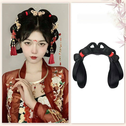Abigail - Ancient Chinese Hair Bun, Headband, and Extensions