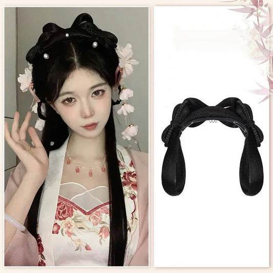 Grace - Ancient Chinese Hair Bun, Headband, and Extensions