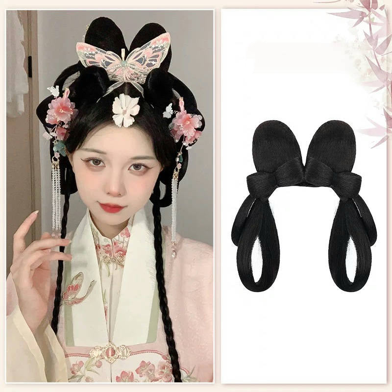 Scarlett - Ancient Chinese Hair Bun, Headband, and Extensions
