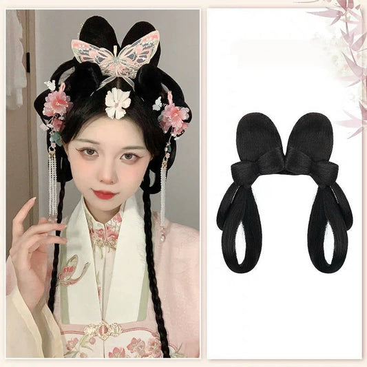 Scarlett - Ancient Chinese Hair Bun, Headband, and Extensions