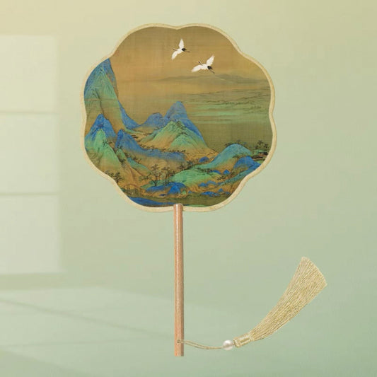 Thousands Mountains Hand Fan