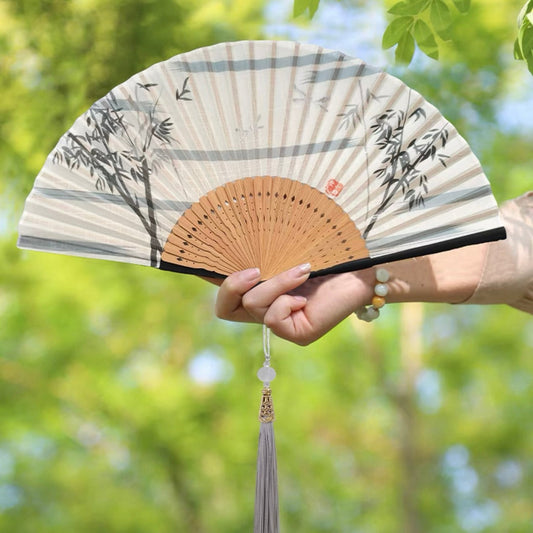 Light Ink Folding Fan