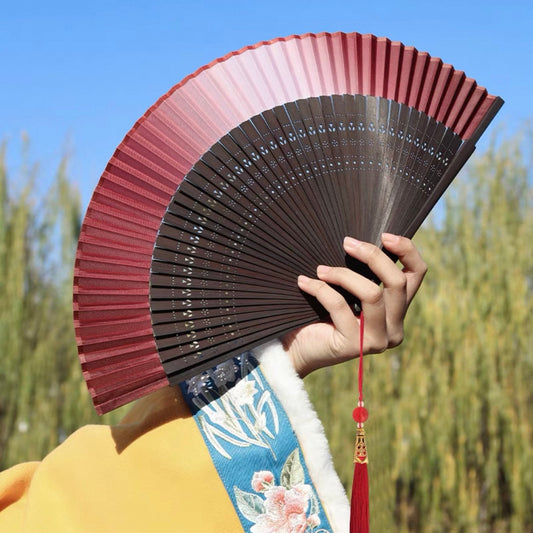 Ruby Folding Fan