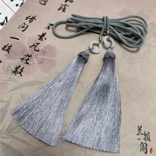Grey Tassel Waist Rope