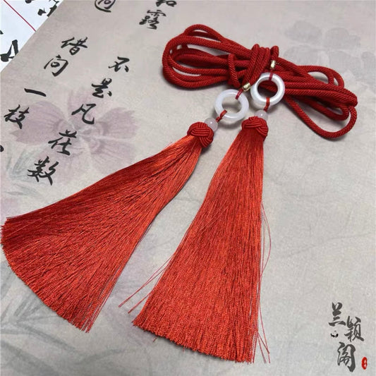 Red Tassel Waist Rope