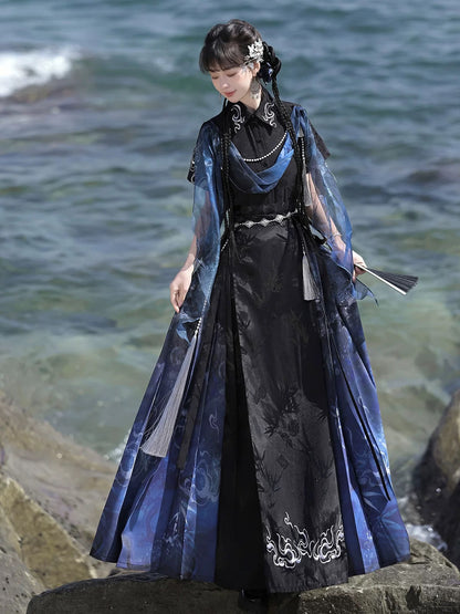Cangming 沧溟 - Modern Ming Dynasty Hanfu Outfit