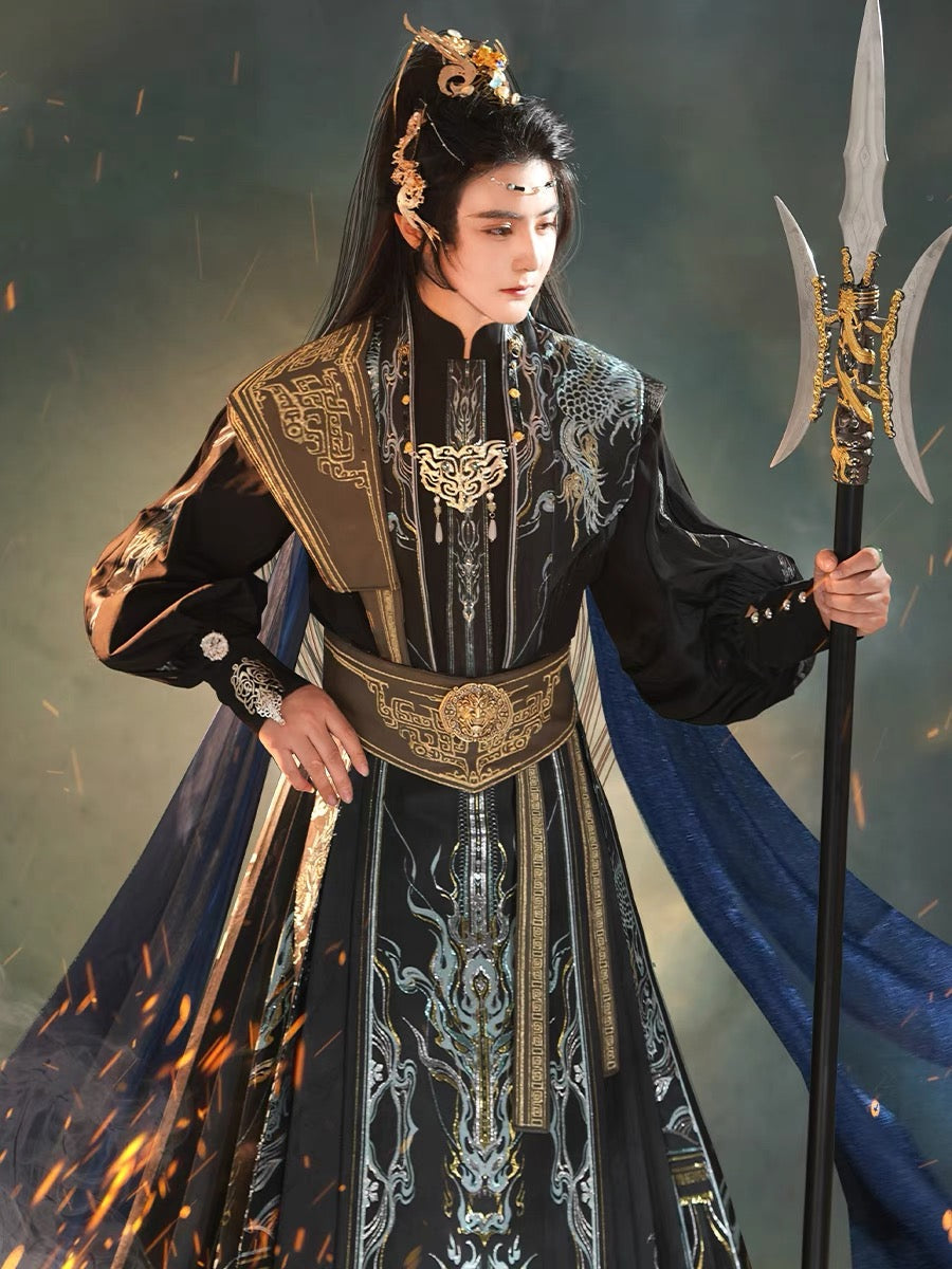 Fantasy Xianxia Hanfu Costume - King Lanling 兰陵王 (Preorder)