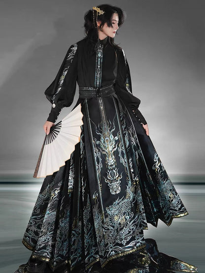 New Chinese Style Modern Hanfu Outfit - King Lanling 兰陵王 (Preorder)