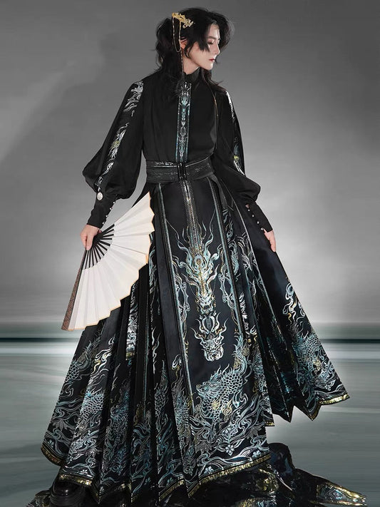 New Chinese Style Modern Hanfu Outfit - King Lanling 兰陵王 (Preorder)