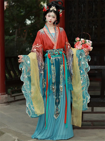 Jingwei 精卫 - Northern Southern Dynasties Goddess Hanfu