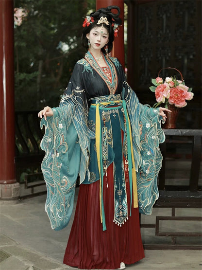 Jingwei 精卫 - Northern Southern Dynasties Goddess Hanfu