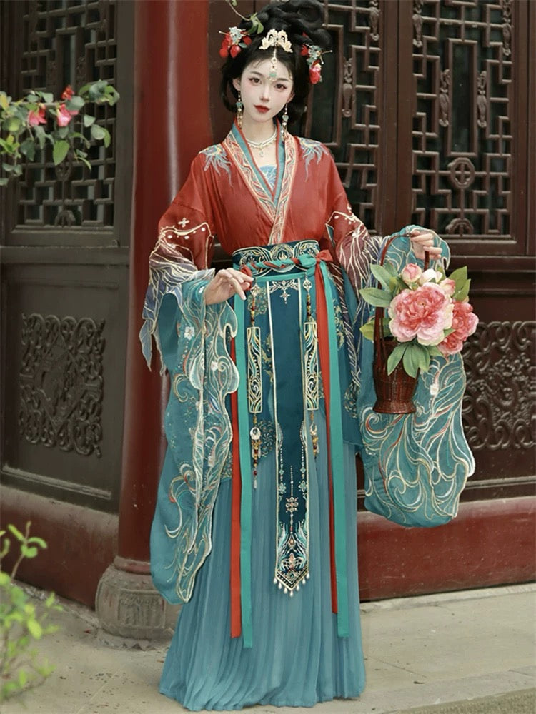 Jingwei 精卫 - Northern Southern Dynasties Goddess Hanfu