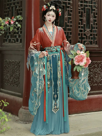 Jingwei 精卫 - Northern Southern Dynasties Goddess Hanfu