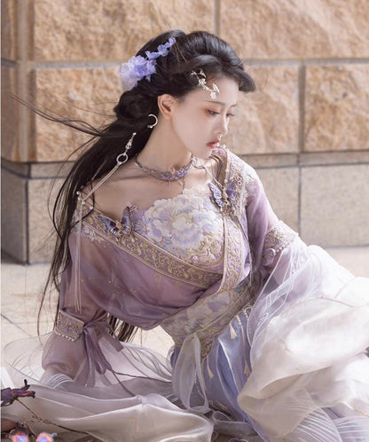 Hibiscus 芙蓉 - Wei Jin Style Qiyao Ruqun