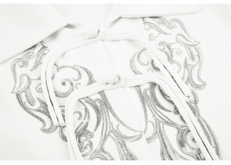 Cloudy Modern Ming Style Mamian Skirt Hanfu