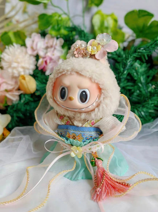 17cm Labubu Plush Doll Traditional Costume - Princess of Tang