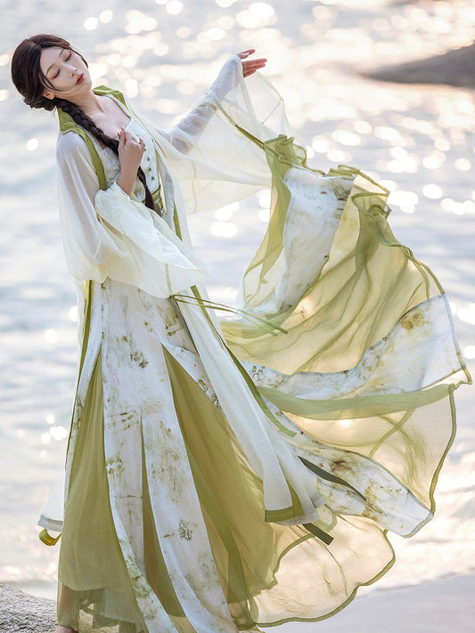 Meadow Modern Song Style Hanfu Dress