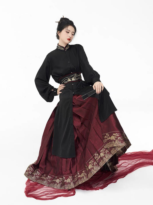 Ming Dynasty Modern Hanfu, Mamianqun, Harolin (Preorder)