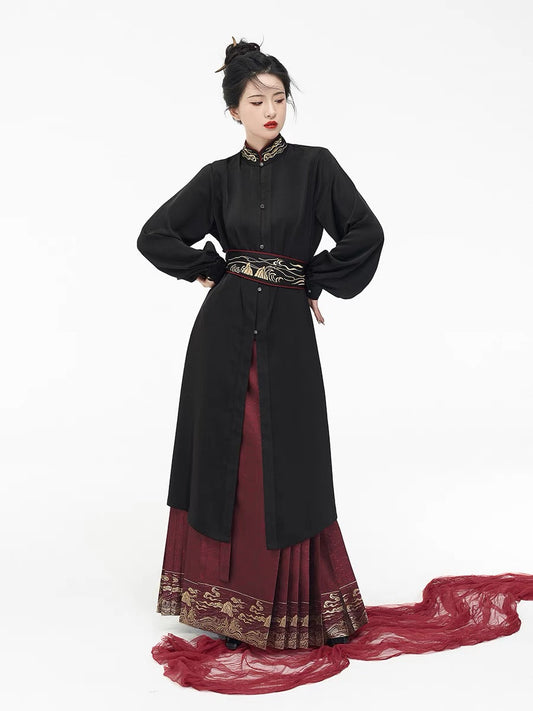 Ming Dynasty Modern Hanfu, Mamianqun, Harolin (Preorder)
